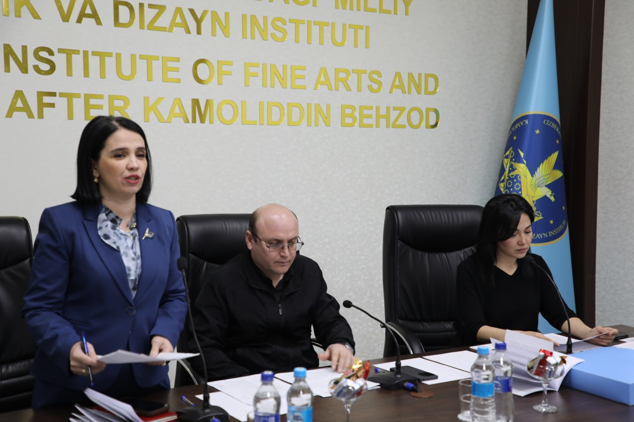 国家绘画与设计学院博士学位，以 Kamoliddin Behzod 命名，2020 年 9 月 7 日 38 日。科学研讨会在科学理事会第119.01号举行。