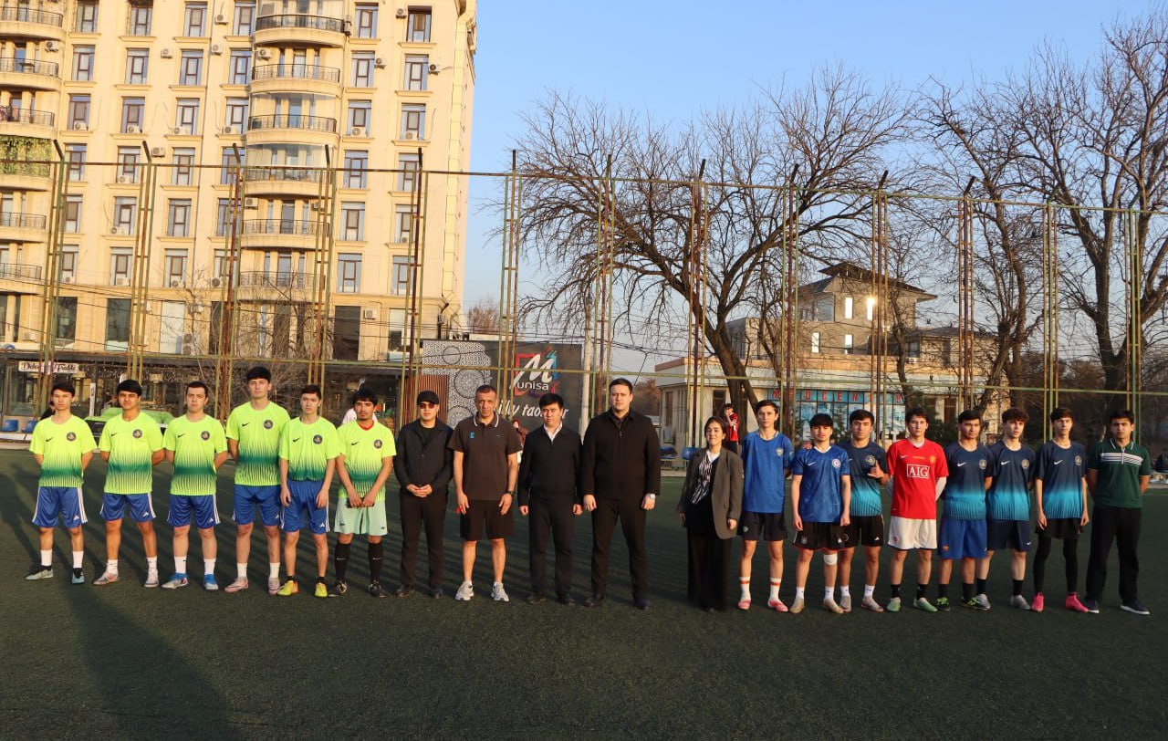 The inter-faculty qualifying round for the "Mini Football" sport was held at the Kamoliddin Behzod National Institute of Art and Design as part of the "Student League" sports competitions!