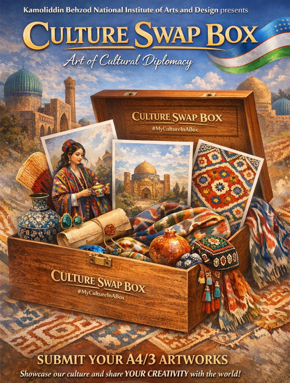 Our students' initiative: "Culture Swap Box" - Quiet diplomacy through art!