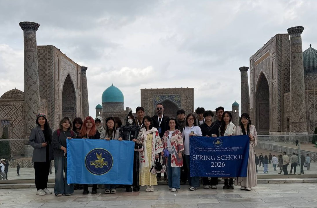 The fourth day of the International Spring School project "Spring School 2026", organized by the Kamoliddin Behzod National Institute of Art and Design, was meaningful and full of unforgettable impressions!
