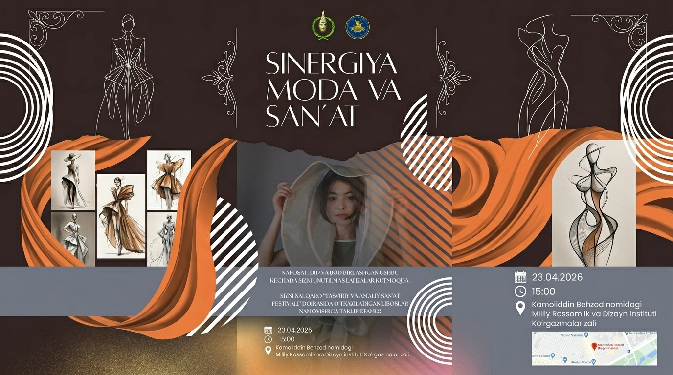 We invite you to the fashion show "Synergy: Fashion and Art", which will be held as part of the International "Fine and Applied Arts Festival"!