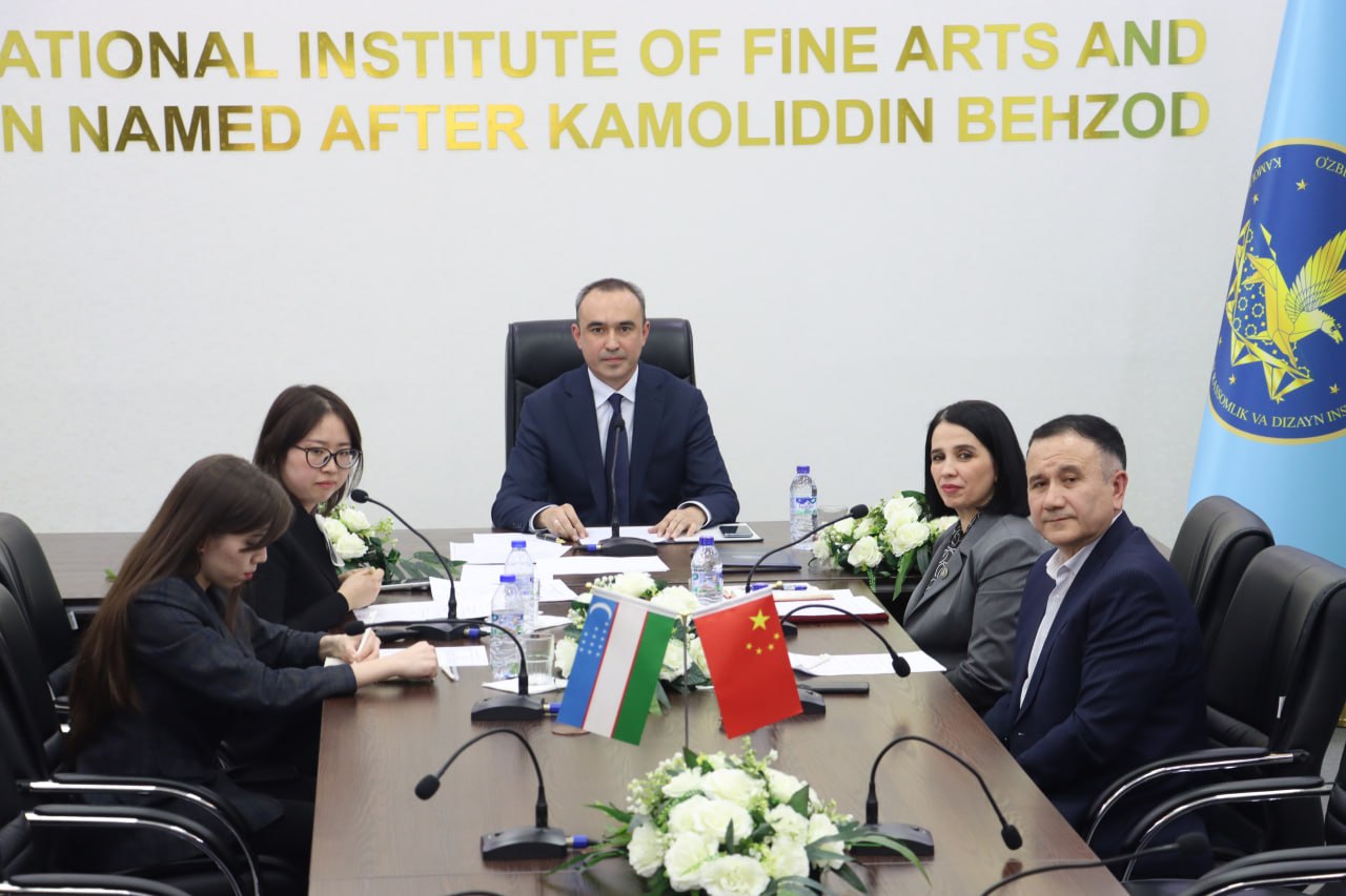 A memorandum of cooperation has been signed between the Kamoliddin Behzod National Institute of Art and Design and Qingdao (Xinsdao) Higher Pedagogical College of Preschool Education!
