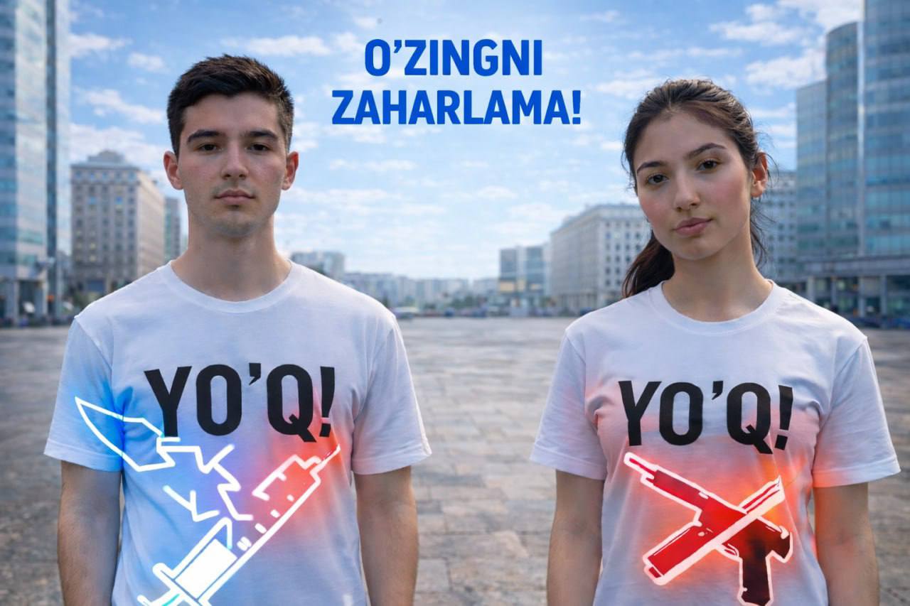 “GIYOHVANDLIK VA QUROL-YAROG’NING NOQONUNIY AYLANISHIGA QARSHIMIZ!” mavzusida ijodiy asarlar tanlovi e’lon qilinadi!