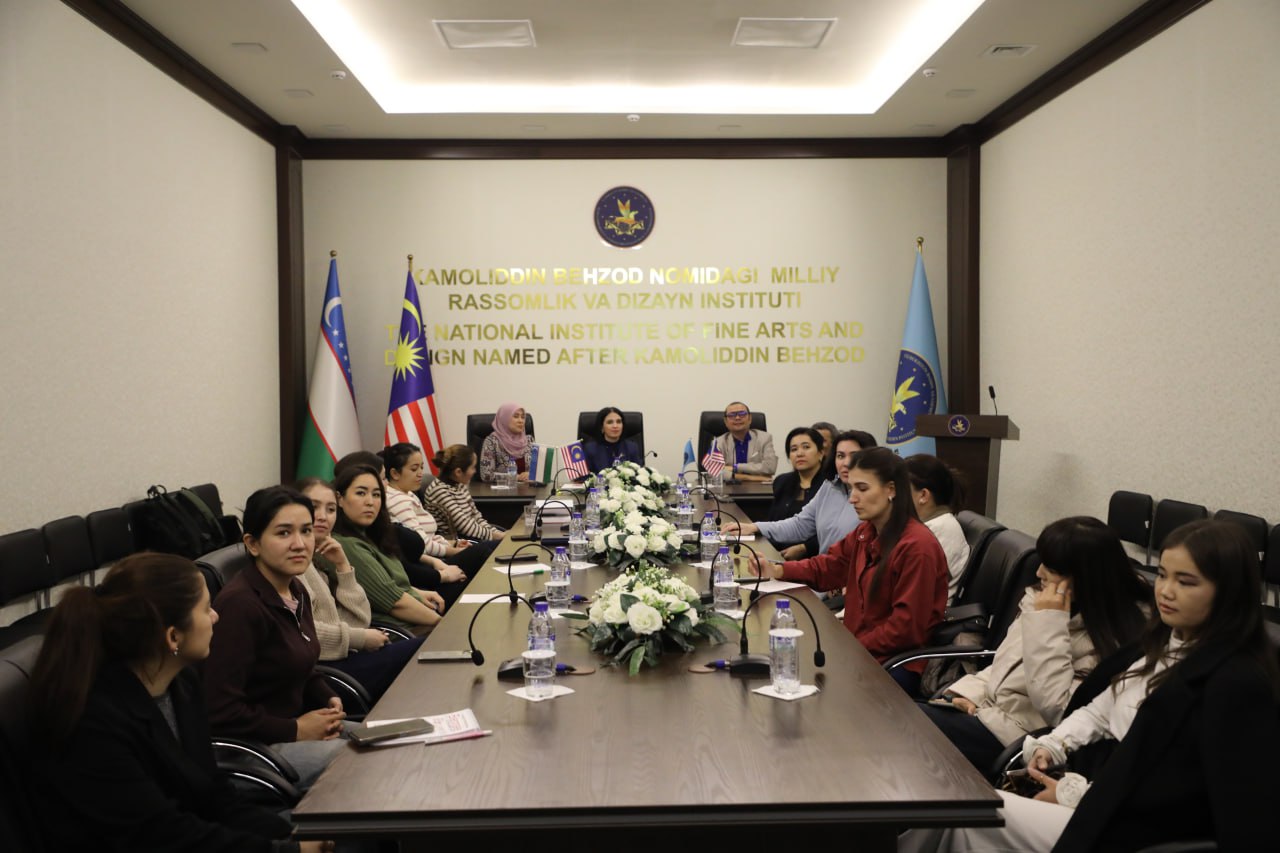 Scientific seminars and lectures are being held by foreign professors at the Kamoliddin Behzod National Institute of Art and Design!