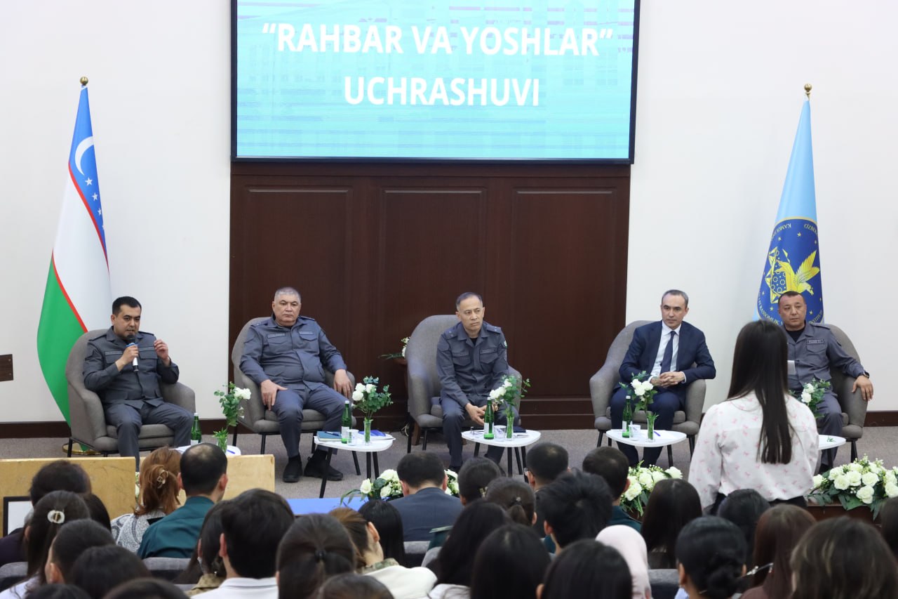A "Leader and Youth" meeting was held at the Kamoliddin Behzod National Institute of Art and Design as part of "Youth Day"!