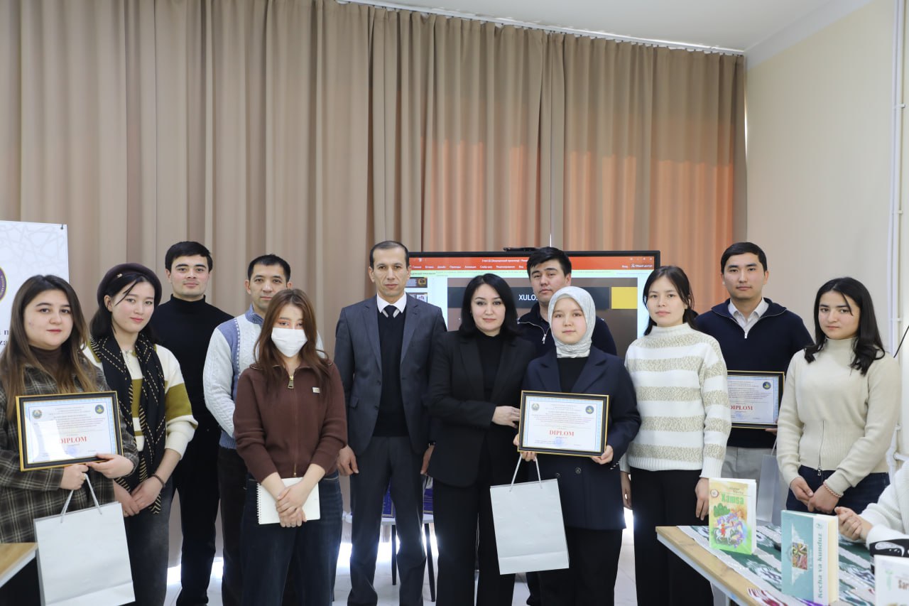 Kamoliddin Behzod nomidagi Milliy rassomlik va dizayn institutida “Bir oyda uch kitob” loyihasi bo‘lib o‘tdi!