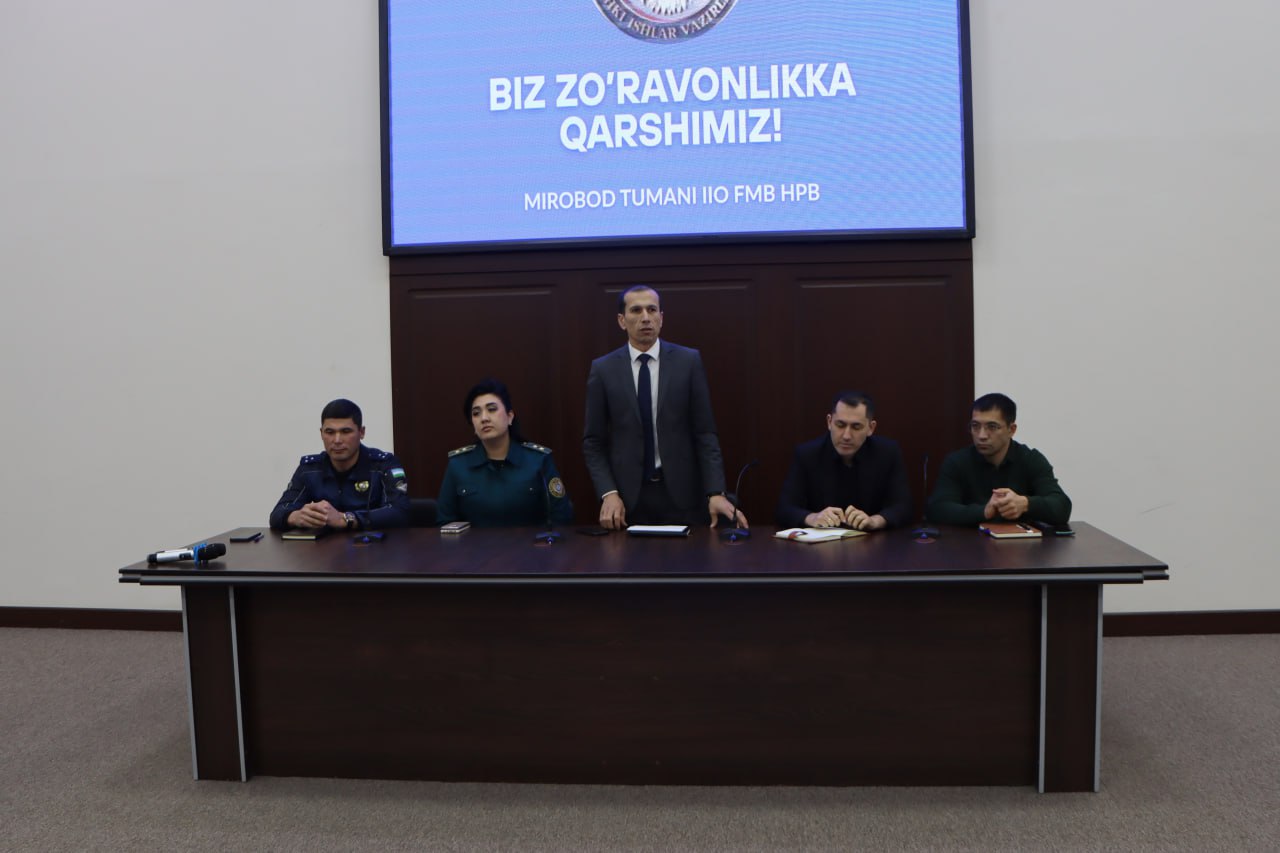 A roundtable discussion on the protection of women from violence was organized at the Kamoliddin Behzod National Institute of Art and Design!