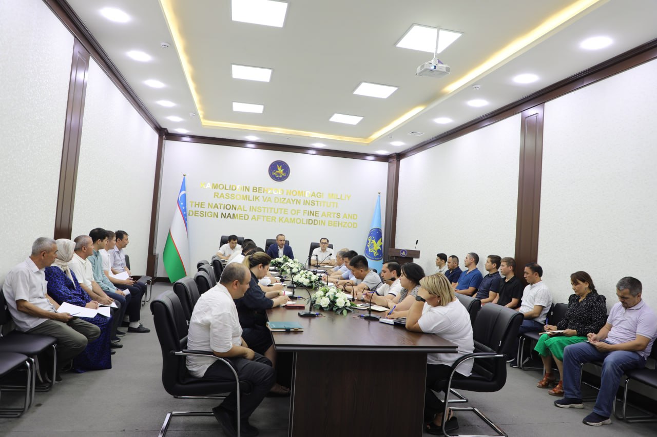 A meeting dedicated to the admission process for the 2026/2027 academic year was held at the National Institute of Fine Arts and Design named after Kamoliddin Behzod!