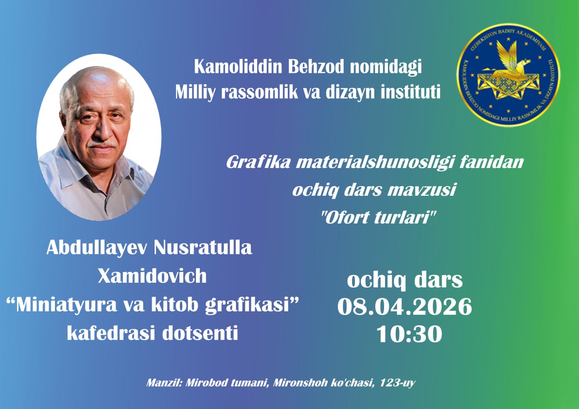 “Ofort turlari” Ochiq dars