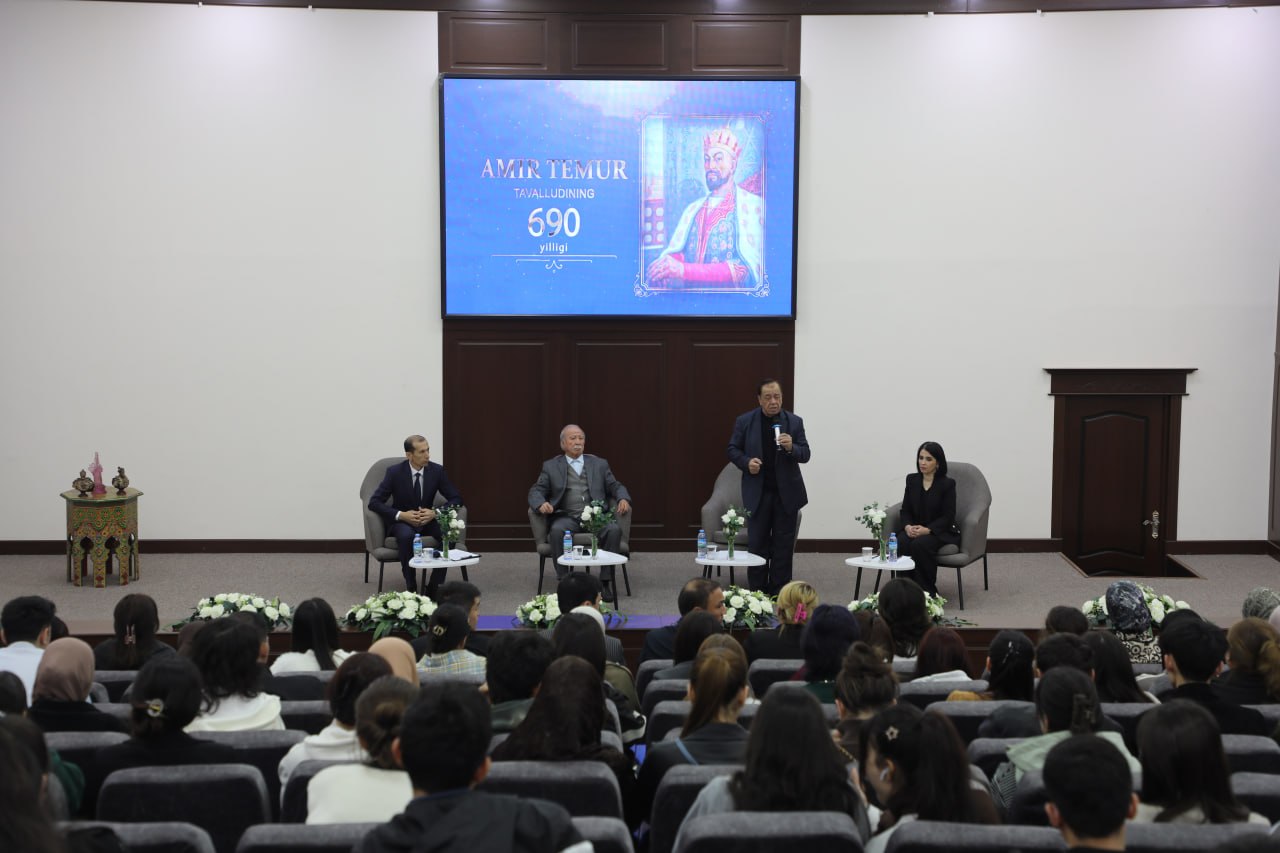 A spiritual and educational event entitled "Amir Temur: the embodiment of power, justice and thought" was held at the Kamoliddin Behzod National Institute of Art and Design!