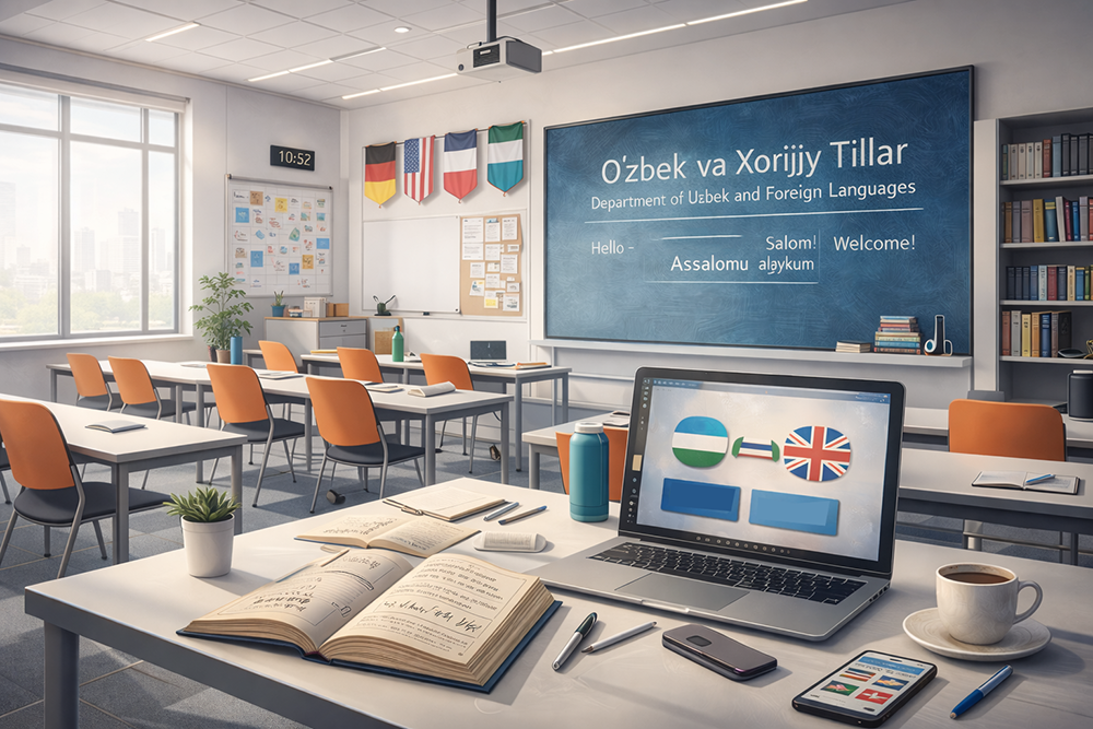 Кафедра узбекского и иностранных языков